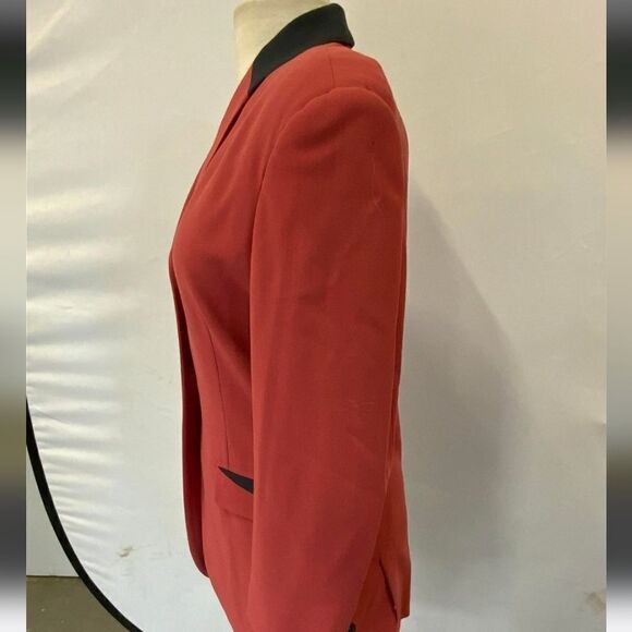 Vintage 80s Armani Red Equestrian Blazer Sport Jacket Read Discrimination - Picture 5 of 16